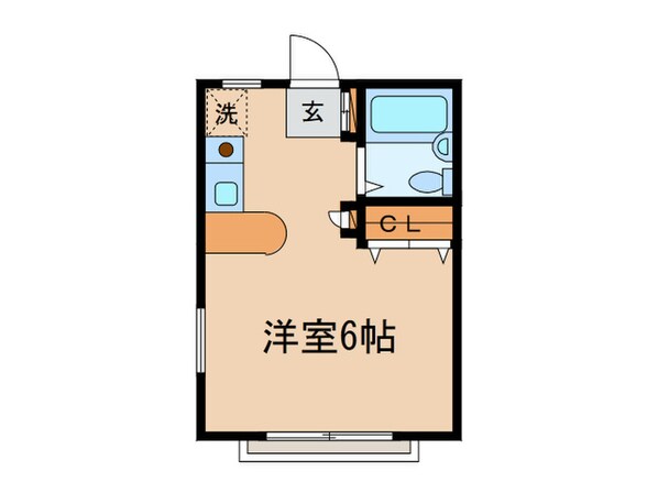 ハイムヤマザキの物件間取画像